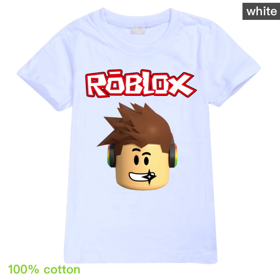 2020 New Boy S Girls Tops Roblox Summer T Shirt 100 Cotton T Shirts For Kids Tee Shirt Children Clothes Clothing Shopee Malaysia - 2020 summer roblox children clothes boys t shirt girls short sleeve kids tops baby clothing shopee malaysia