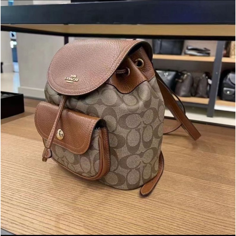 Coach Pennie Backpack 22 in Signature Canvas Shopee Malaysia