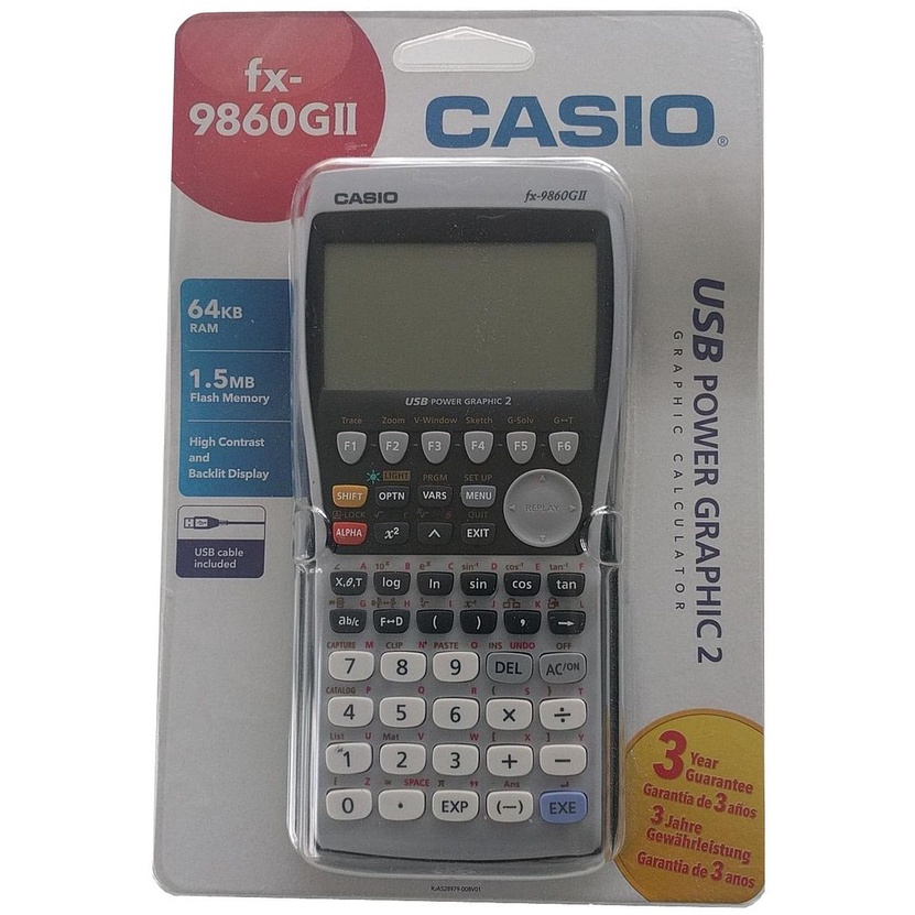 Casio fx-9860GII USB Power Graphic 2 - Graphic Calculator with icon ...