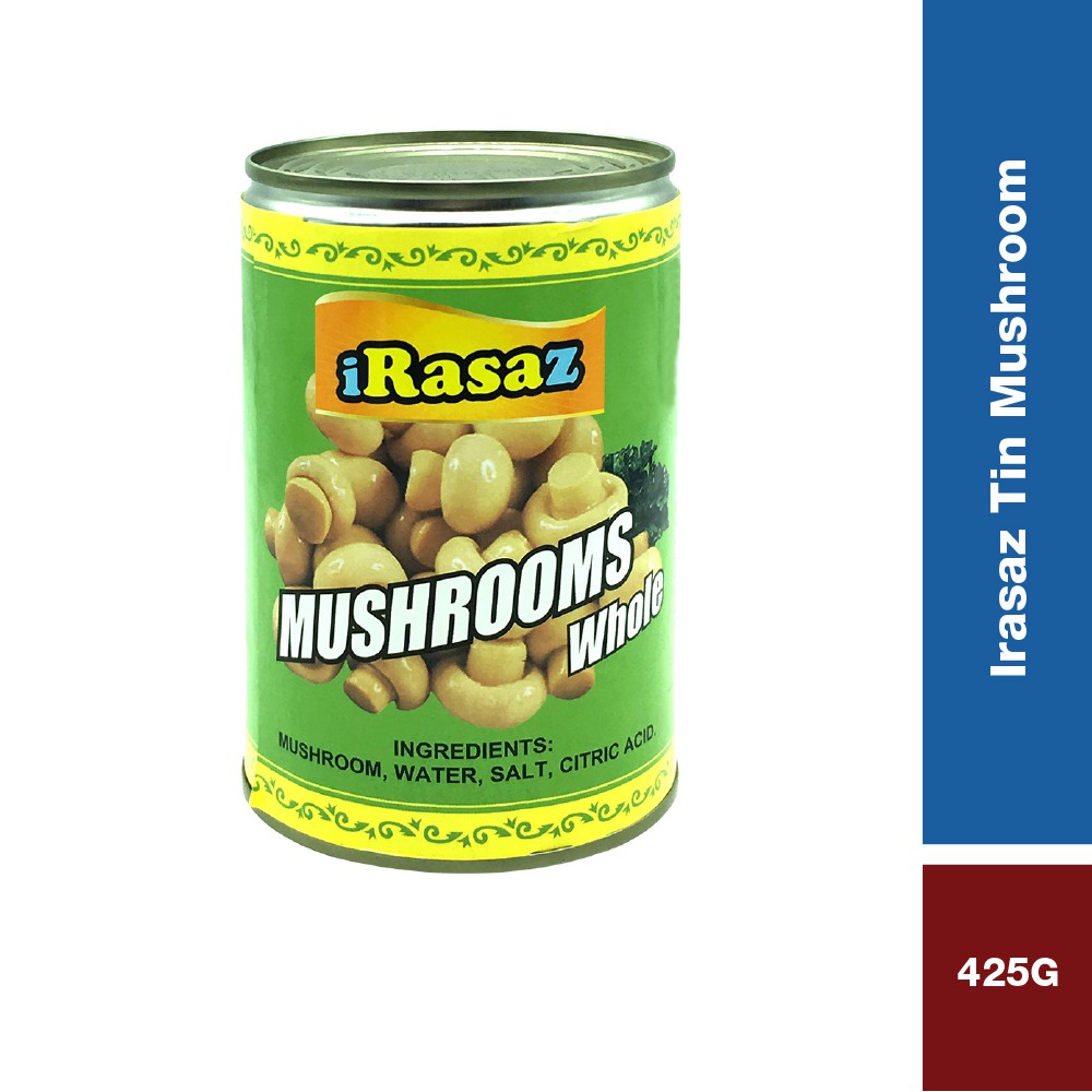 Irasaz Tin Mushroom Whole / Cendawan Butang Tin (425g) Shopee Malaysia