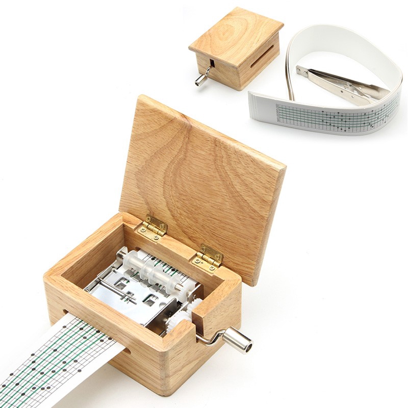 mini wooden music box
