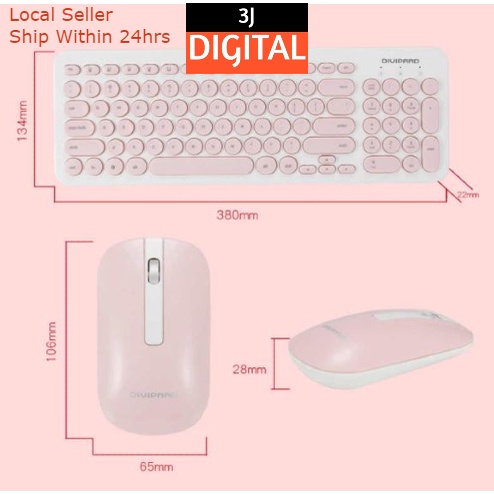[SPECIAL PROMO!!] Wireless Keyboard KM520/KM530 2.4GHz (1 Set, comes with Computer Mouse), GK-50 Wired Gaming Keyboard
