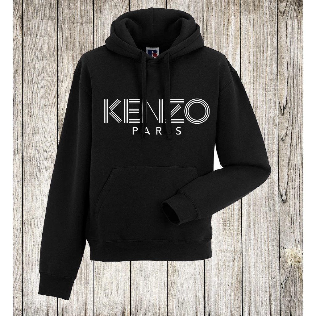 black kenzo hoodie mens