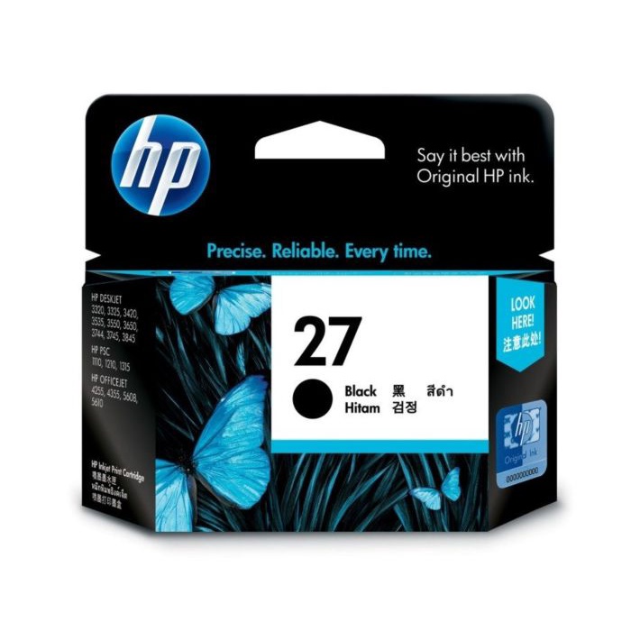 HP 27 BLACK INK CARTRIDGE(100 ORIGINAL GENUINE)(EXPIRED) Shopee Malaysia