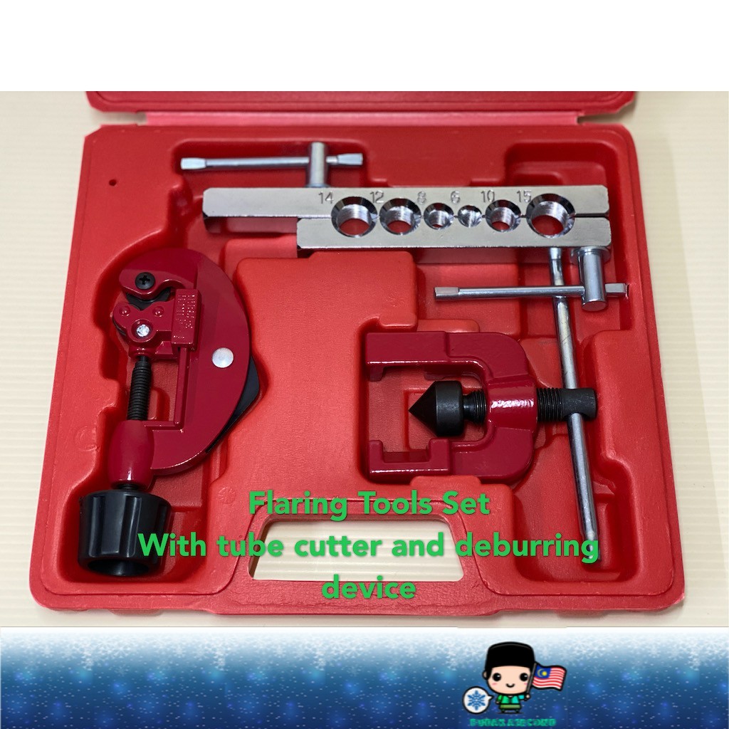 Flaring Tools Set (With cooper tube cutter and deburring device. (6mm