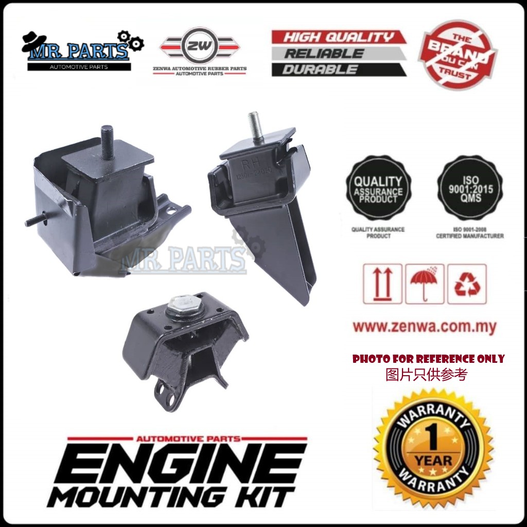 TOYOTA UNSER 1.8 ENGINE MOUNTING KIT SET (ZW) Shopee Malaysia