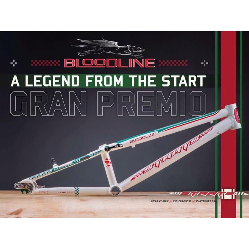 STAATS BMX FRAME GRANPREMIO WHITE Shopee Malaysia