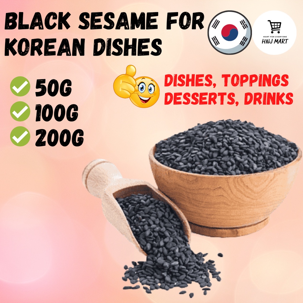 Black Sesame for Korean Dishes