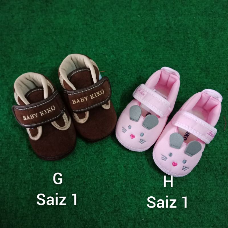 Baby Kiko Shoes Baby Shoes Baby Prewalker Kasut Baby Newborn Shoes