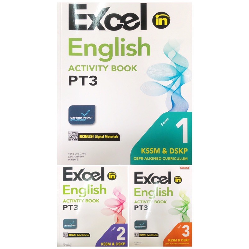 Buy Koh Excel In English Pt3 Activity Book Form 1 2 3 Tingkatan Seetracker Malaysia