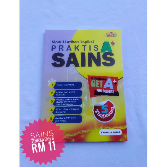 Sains Tingkatan 5 Modul Latihan Topikal Praktis A Shopee Malaysia