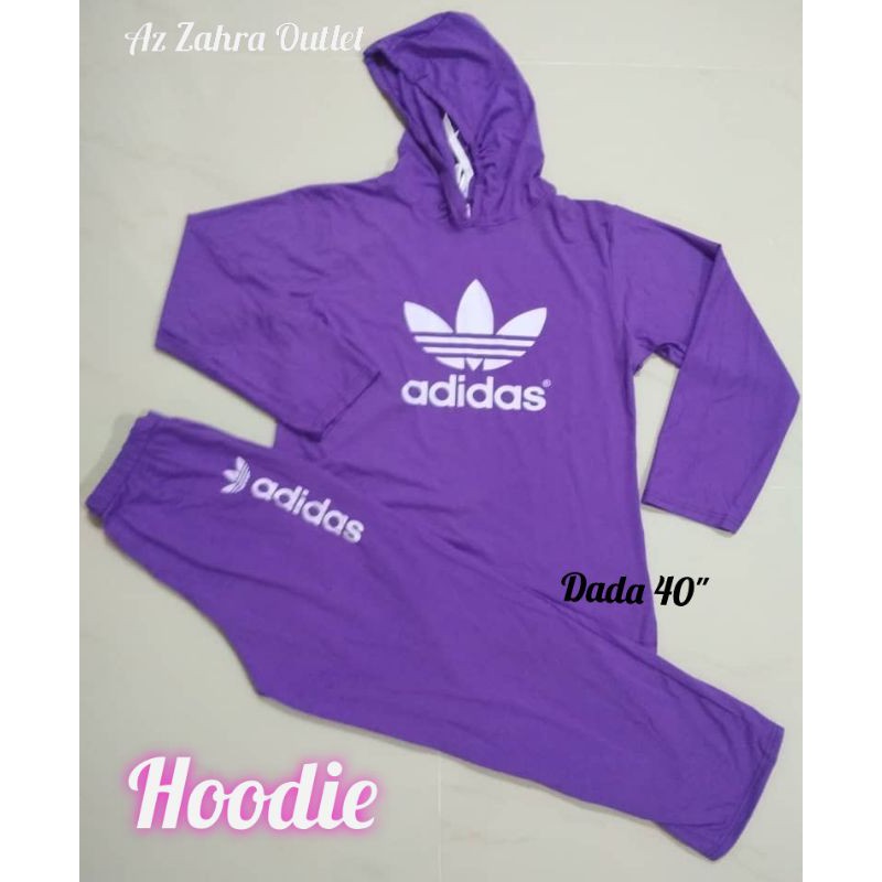 lavender adidas hoodie