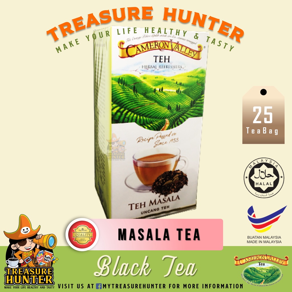 [NEW LOOK] Cameron Valley Spice / Masala Chai Tea from Cameron Highlands 25 Tea Bags