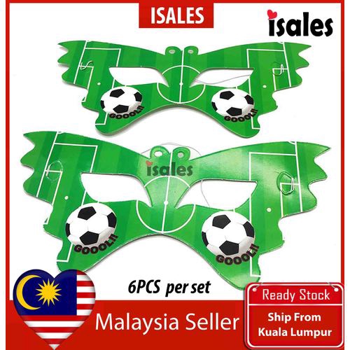 Party Decoration 6pcs Football Eye Mask Door Gift Kids Birthday