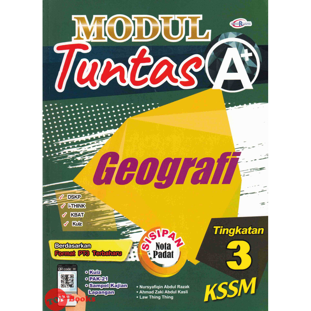 Buy Topbooks Cemerlang Modul Tuntas A Geografi Tingkatan 3 Kssm 2021 Seetracker Malaysia