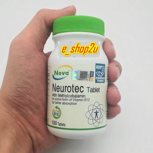 Nova Neurotec With Methylcobalamin Vitamin B12 100 Tablets Shopee Malaysia