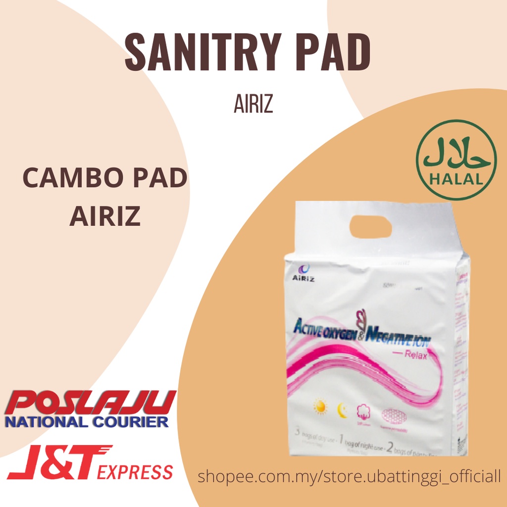 SANITARY PAD AIRIZ RELAX PACK) Shopee Malaysia