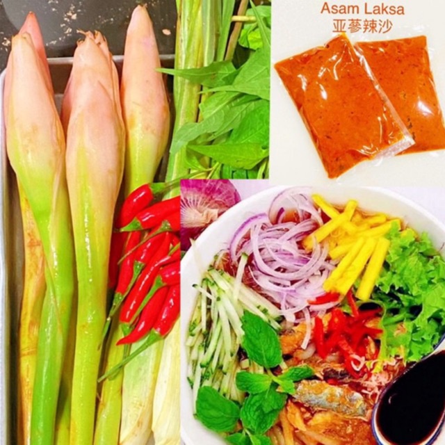 Penang Asam Laksa 500gm🔥💯Fresh Asam Laksa Paste 🔥 滨城亚參辣沙酱500克🔥Asam Laksa 亚參叻沙