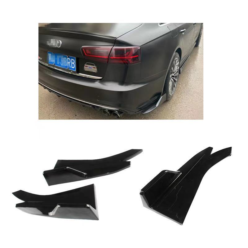 *UPGRADE DESIGN*Universal Rear Bumper Lip Diffuser Winglet Wings Anti ...