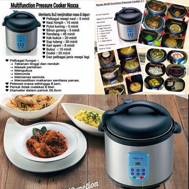 Apam nasi noxxa Noxxa pressure cooker in 2018 t