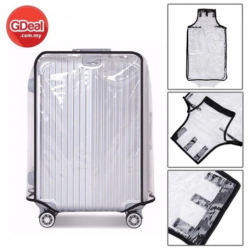 3-In-1 Transparent PVC Luggage Cover Suitcase Protective Cover (20+24+28Inch)