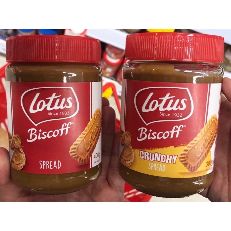 Ready Stock Lotus Biscoff Crunchy Smooth Spread 380g Baking Topping Jam 焦糖饼干抹酱面包酱颗粒花生酱 Shopee Malaysia