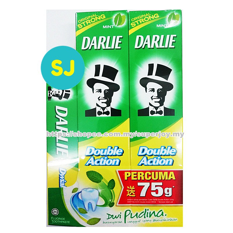 Darlie Double Action Toothpaste (2 x 225g + 75g) | Shopee Malaysia Darlie Double Action Toothpaste (2 x 225g + 75g) | Shopee Malaysia