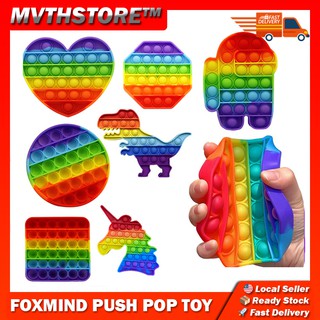 Foxmind Push Pop Pop it Toy GoPop Bubble Toy Last One Lost Mainan Kanak Autism Stress Relief Anti Anxiety