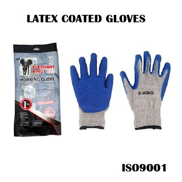 latex coated gloves