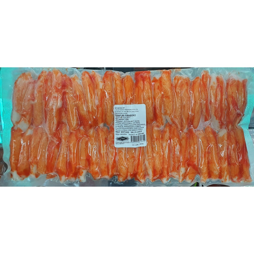 Premium Snow Crab Leg Meat 500g Frozen Imitation Crab Claw Meat