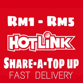 [INSTANT] HotLink Share - A - Top up Rm1/Rm3/Rm5 ONLY