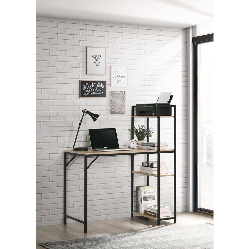 Study Desk/Study Table/Table/Study Desk With 4 Tier Book Shelf/Writing Desk/Office Table