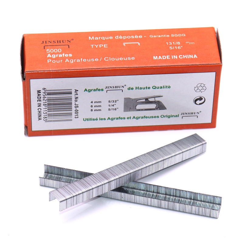 8mm Heavy Duty 131/8 Staples Staple Pins For 1008f Manual Staple Gun 5/