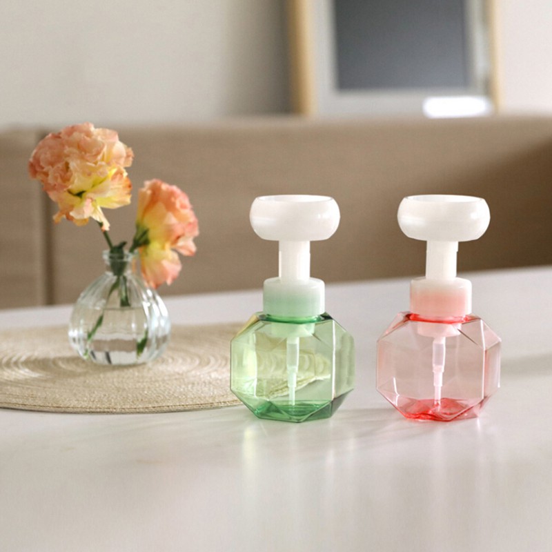 Flowershaped hand sanitizer Flower Foaming Bottle foam pump bottle Liquid Soap Whipped Mousse