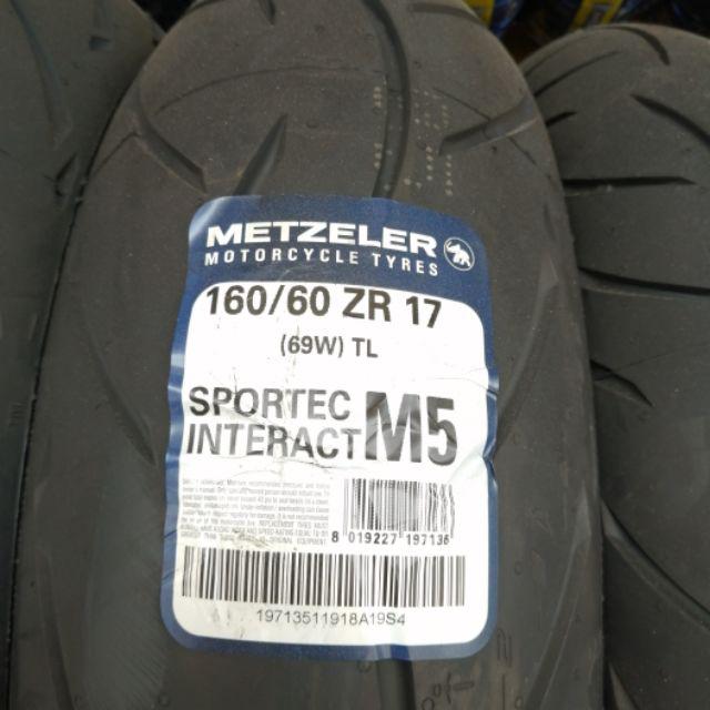 100 Original Tyre Metzeler Sportec M5 Interact Shopee Malaysia