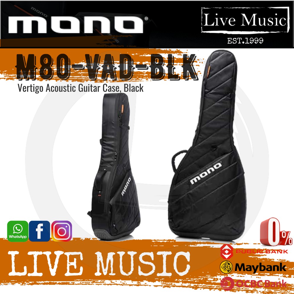 Mono M80 Vertigo Acoustic Guitar Case Black (M80VADBLK) Shopee