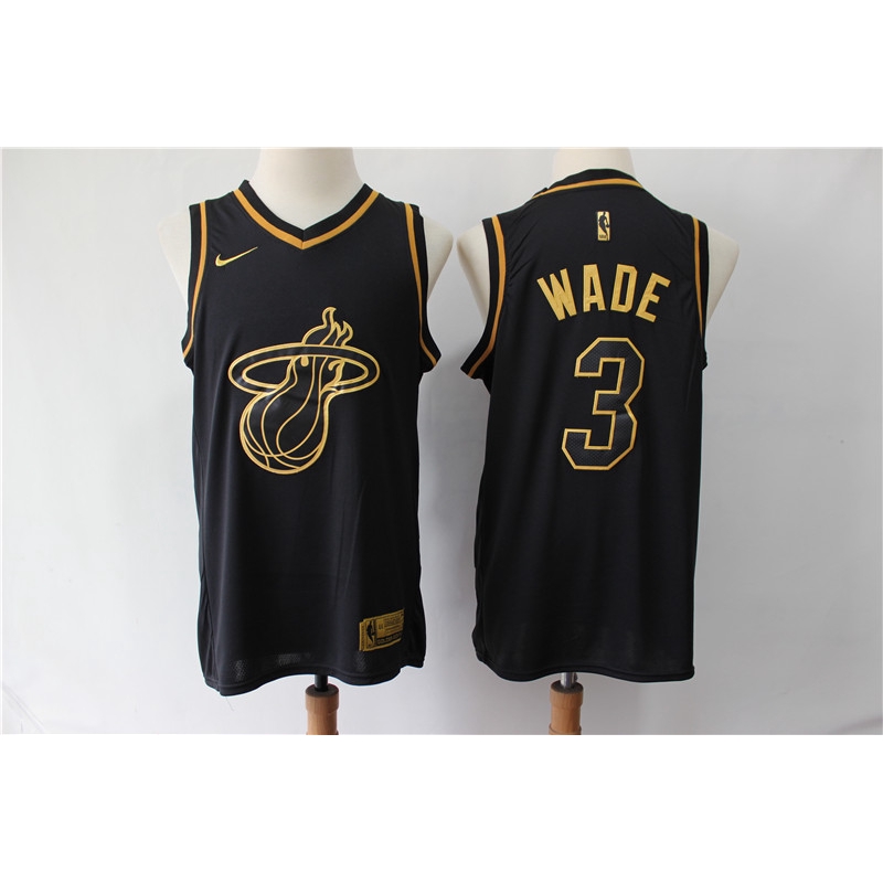 miami heat black and gold jersey