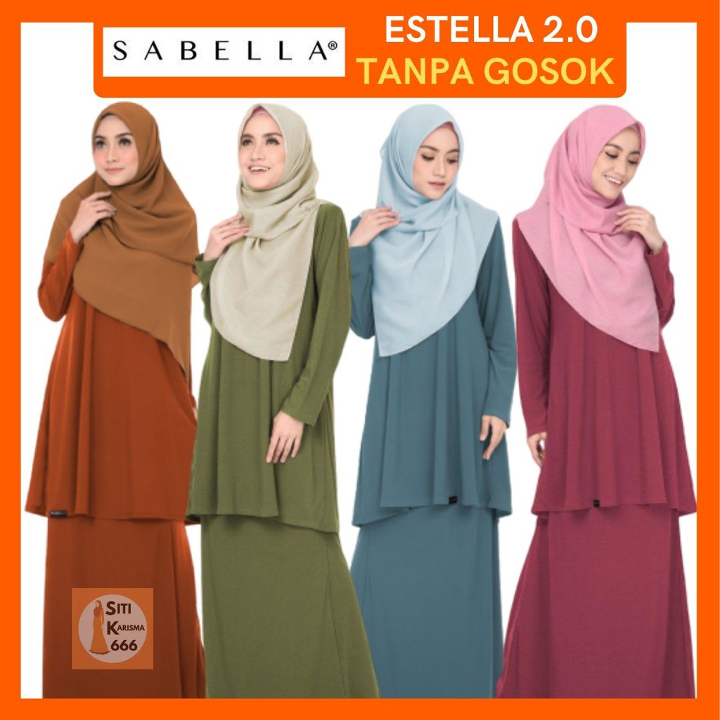 OFFER  Estella Kurung  by SABELLA  Baju  Kurung  Takyah 