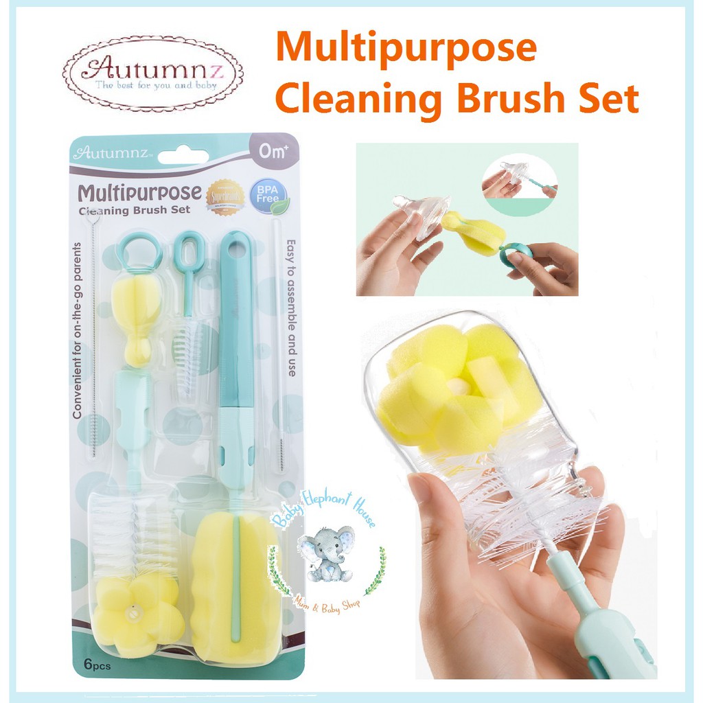 Autumnz Multipurpose Cleaning Brush Set (6pcs/set) Shopee Malaysia