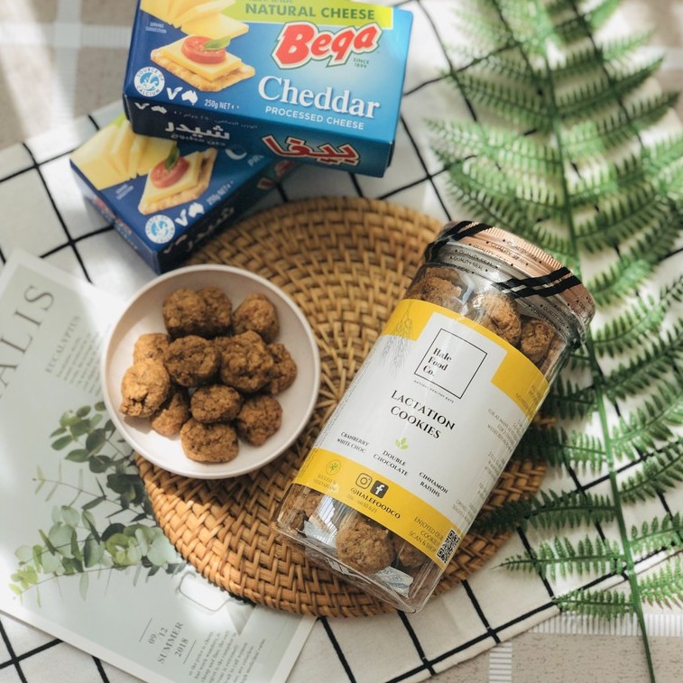 Hale Food Co Lactation Cookies for Breastfeeding Moms – Crunchy Milk Booster with Oats & Flaxseed | 220g