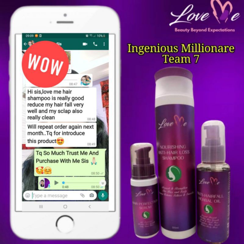 Loveme Haircare Set