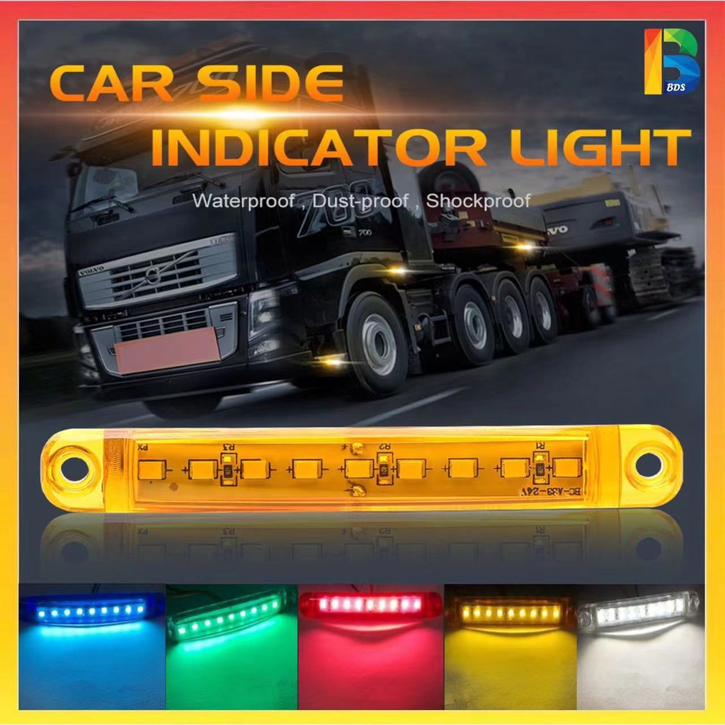 LED SIDE MARKER Truck Side Marker Indicator Light Signal Lamp 12V 24V