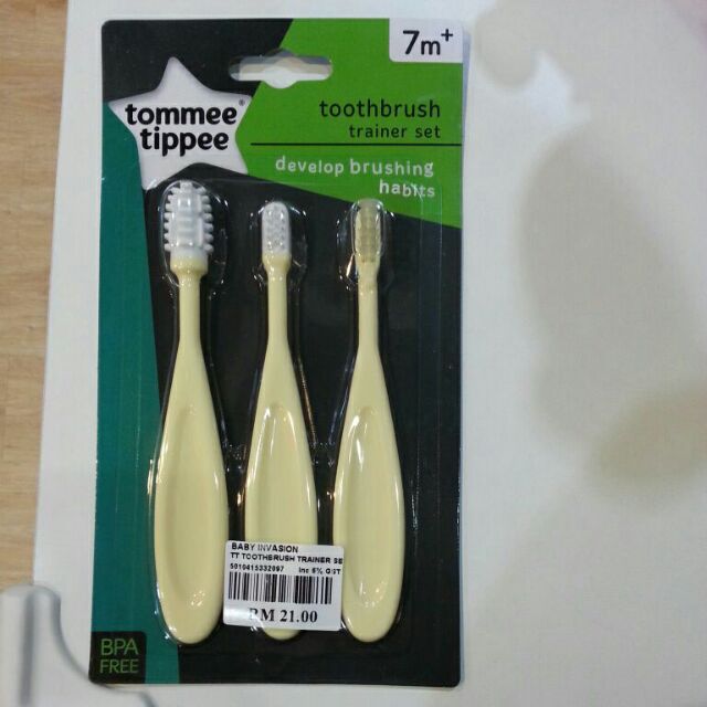 tommee tippee toothbrush trainer set