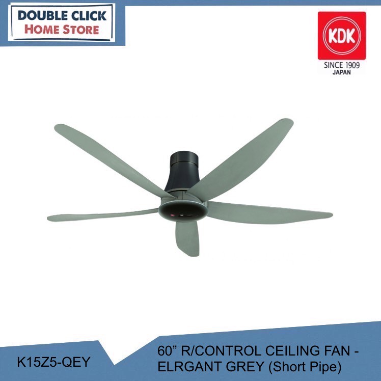KDK K15Z5-QEY Sensa 5 Remote Control DC Motor Ceiling Fan (60"/150cm