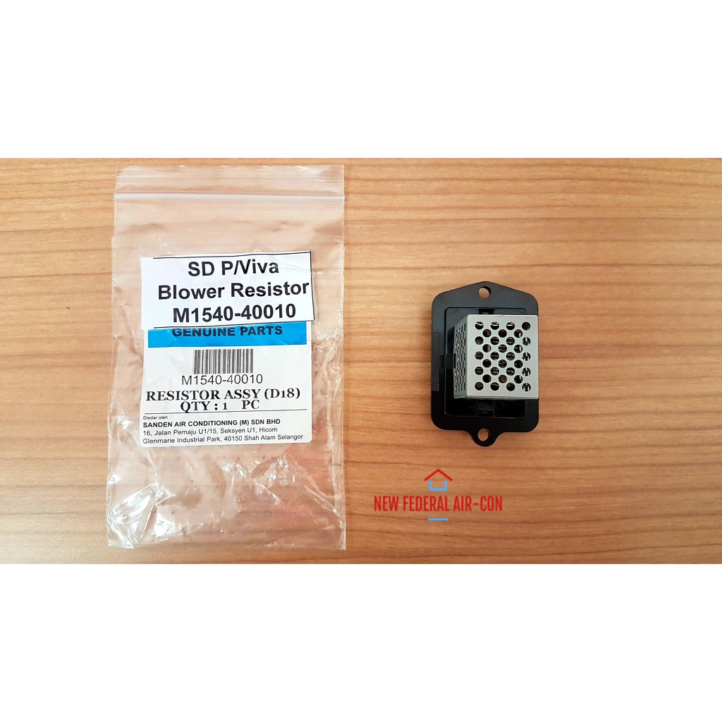 Original Sanden Perodua Viva Aircond 4 Pin Blower Resistor Fan Speed Control M1540 40010 Shopee Malaysia