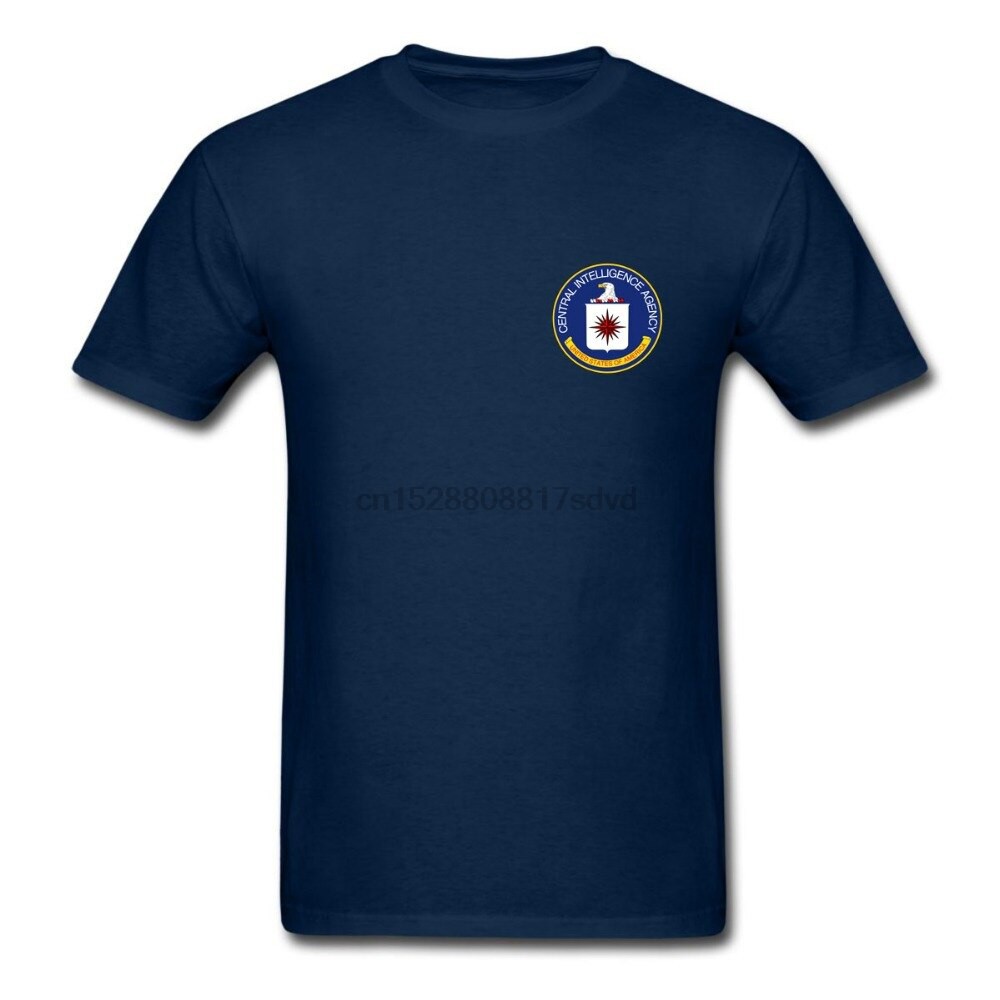 CIA Central Intelligence Agency LOGO T Shirt US Government agents Men Tee