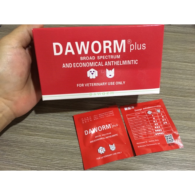 Ubat cacing kucing - Daworm Plus  Shopee Malaysia