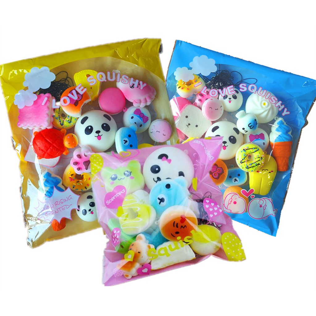 10 20 30 pcs Squishy  Jumbo Medium Mini  Random Soft Phone 