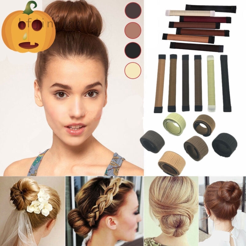 Women Girl Hair Styling Vivid Hair Band Former French Twist Bun