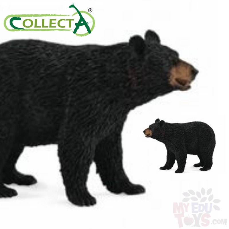 American Black Bear - Collecta 88698 Wild Life Animal Action Figures / Toys Figures Collection For Boys & Girls